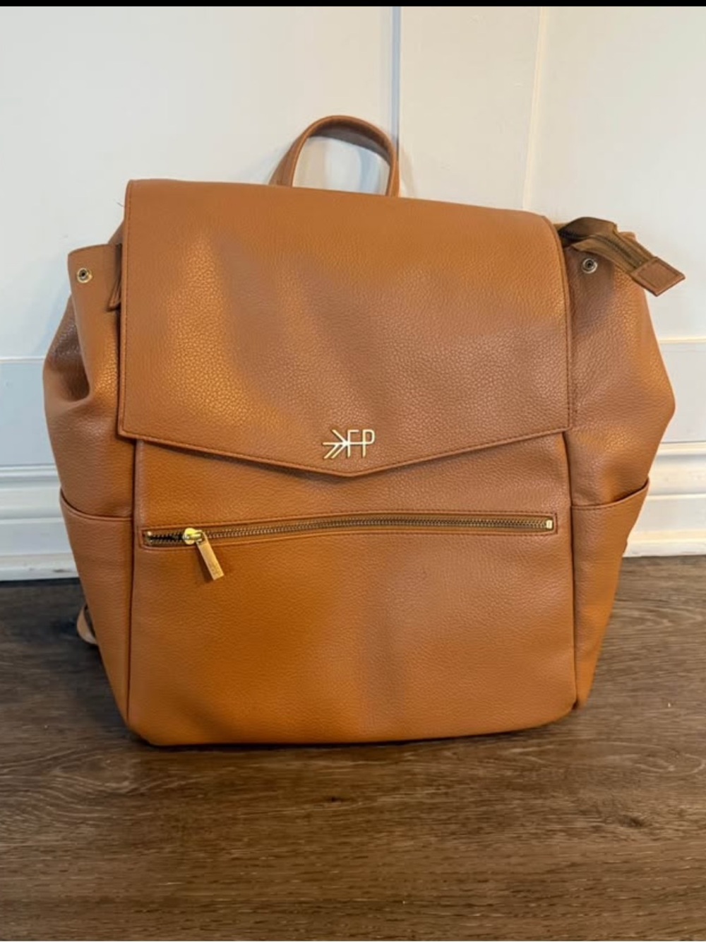Freshly picked classic diaper bag in brown
